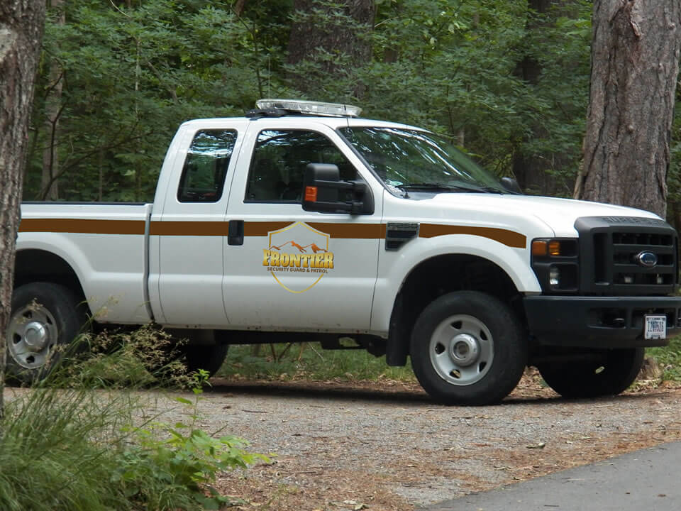 Frontier Security Guard and Patrol truck