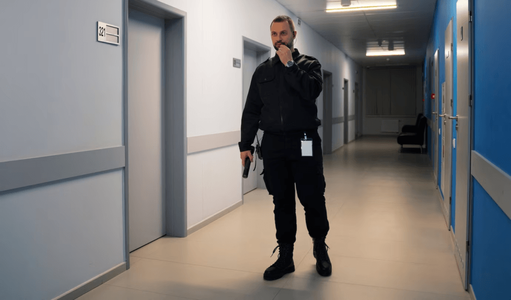 Cannabis security services protecting a Denver dispensary