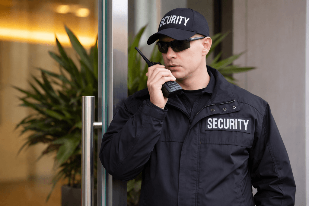 Security guards in Denver protecting a commercial property